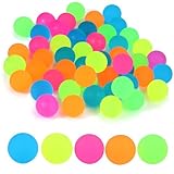 YiliYa 50 Stück Flummis, leuchtflummi 24mm Flummies für Kinder Mitgebsel...
