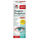 Doppelherz Augen-Tropfen Hyaluron 0,4% – Medizinprodukt mit lindernder Wirkung...