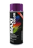 Maxi Color NEW QUALITY Sprühlack Lackspray Glanz 400ml Universelle spray...