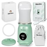 blimbini® Pro | All-In-One Baby Flaschenwärmer für unterwegs mit Akku - to go...