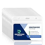 100 STÜCK Horizontale Ausweishüllen, Extra Dicke ID-Kartenhüllen,...