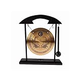 lachineuse - Gong mit Schlägel – Chinesischer Drachen-Gong – Zen-Dekoration...