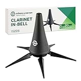 K&M 15228 Klarinettenständer Kunststoff Schwarz – Für A- und B-Klarinette...