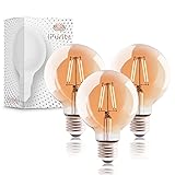 IPurity Edison Vintage Glühbirne [3 Stück] - Stromsparende Retro Glühbirne...