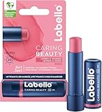 Labello Caring Beauty Rose Lippenpflegestift mit Farbe und Sonnenschutz, farbige...