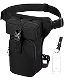 Eshow Beintasche Motorrad für Damen Herren, Oberschenkeltasche Bauchtasche aus...