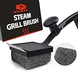 Grillbürste, 4-in-1 Grillbürste Gusseisen mit Edelstahlschaber,...