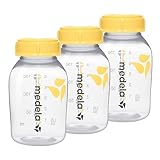 Medela Flaschen zur Aufbewahrung von Muttermilch | BPA-frei | Packung à 3 ×...
