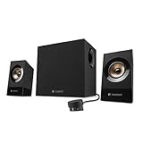 Logitech Z533 2.1 Lautsprecher-System mit Subwoofer, 120 Watt Spitzenleistung,...