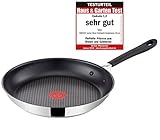 Tefal H80502 Jamie Oliver Edelstahl Bratpfanne 20 cm, Induktion Pfanne mit...