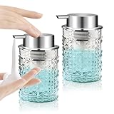 RETON 2 Stück Schaumseifenspender, 300 ml, transparenter Schaumseifenspender...