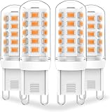 G9 LED Dimmbar Leuchtmittel, 5W Ersatz für 40W Halogenlampe, Warmweiß 2700K,...