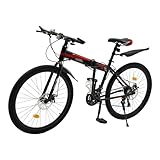 ARBGO 26in 21-Gang faltbares Mountainbike, Premium Mountainbike, Mountainbike...