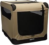 Amazon Basics Hundehütte mit 2 Türen, tragbar, weich, faltbar, weich, Größe...
