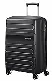 American Tourister Sunside - Spinner M Extensible Valise Bleu, Noir (Black),...