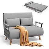 Xbro Schlafsessel mit Bettfunktion, Schlafsofa 2-Sitzer mit 6-Stufig...