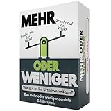 More or Less | Mehr Oder Weniger Kartenspiel | Wie gut ist Ihr Urteilsvermögen?...