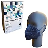 The Adventure Mask Blau FFP3 Atemschutzmasken mit Ohrschlaufen | 5-lagiger...