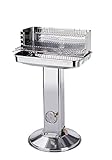 ACTIVA Holzkohlegrill Pisa I Premium Holzkohle Grill aus Edelstahl mit...