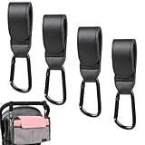 4 Stück Kinderwagen Haken,Taschenhaken,Haken Kinderwagen,Kinderwagen...
