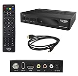 Xoro HRS 8657 HD-Receiver für digitales Satellitenfernsehen (DVB-S2) mit USB...