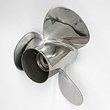 Flish Propeller 3 Blätter RH Edelstahl Propeller passend für Suzuki 35–65 PS...