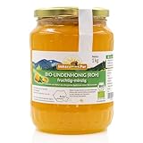 BIO Lindenblüten-Honig (roh) von ImkerPur, nicht geschleudert oder erhitzt,...