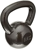 Amazon Basics Kugelhantel aus Gusseisen, 8 kg, Schwarz