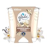 Glade Duftkerze, Romantic Vanilleblüte, angereichert mit ätherischen Ölen,...