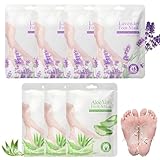 7 Paar Fußmaske Fussmaske Fußmaske Gegen Hornhaut Fußmaske Socken Fussmaske...