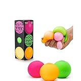 Tobar Neon Diddy Squish Ball taktile Fidget Toys (3 Stück) Verschiedene Designs...