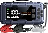 TREKURE Starthilfe Powerbank mit Luftkompressor, 160PSI 6500A Auto Starthilfe,...