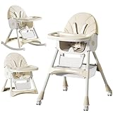 LINELUCK Hochstuhl Baby 6in1 Kinderhochstuhl mit Babyliege und Baby...
