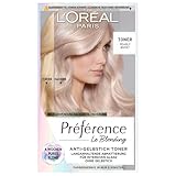 L'Oréal Paris Haartoner, Anti-Gelbstich für kühles Blond und intensiven...