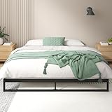 Zinus Trisha Bett 140x200 cm - Höhe 18cm - Metall Plattform Bettrahmen mit...
