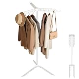 Valyrane Standtrockner Wäscheständer Hoch Klappbar mit 3 Flügeln, 360°...