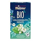 Meßmer Bio Holunderblüten Minze | 100% natürliche Zutaten | 20 Teebeutel |...