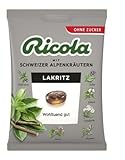 Ricola Lakritz, Original Schweizer Kräuter-Bonbons mit 13 Schweizer...