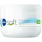 NIVEA Soft Erfrischende Feuchtigkeitscreme, leichte Creme mit Vitamin E und 100%...