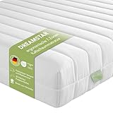 DREAMSTAR Simple Flex Duo I ergonomische 7-Zonen Kaltschaummatratze I...