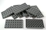 Lego® City 'Platte 4x8 Noppen' in Neu-Dunkelgrau - 10 Stck. - Baustein...