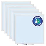 LED Panel 62x62-6er Pack LED Deckenpanel Tageslicht 6500K 4000lm Deckenleuchte...