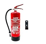 ANDRIS® Feuerlöscher 6kg ABC Pulverlöscher EN3 mit Manometer+Standfuß, 10LE...