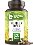 Element One Rhodiola Rosea Kapseln, 5% Rosavin, 3% Salidrosid, 120 Stück 500mg...