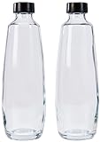 SodaStream Bipack 1-Liter-Glasflaschen, kompatibel mit Duo 2x1l Carbonator,...