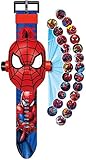 Spiderman-Armbanduhr, Projektor, 24 Figuren, Superhelden, Spider-Man,...
