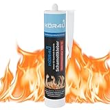 kör4u Schamottkleber 310ml, beige, Kleber für feuerfeste Bauteile, perfekt zur...