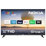Nokia 32 Zoll (80 cm) Google TV FHD (WLAN, Triple Tuner DVB-C/S2/T2) –...