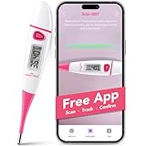 Easy@Home Basalthermometer zur Zykluskontrolle: Basaltemperatur Thermometer...
