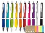 Libetui Set 10 Kugelschreiber ergonomische Kuli mit rutschfester Griffzone...